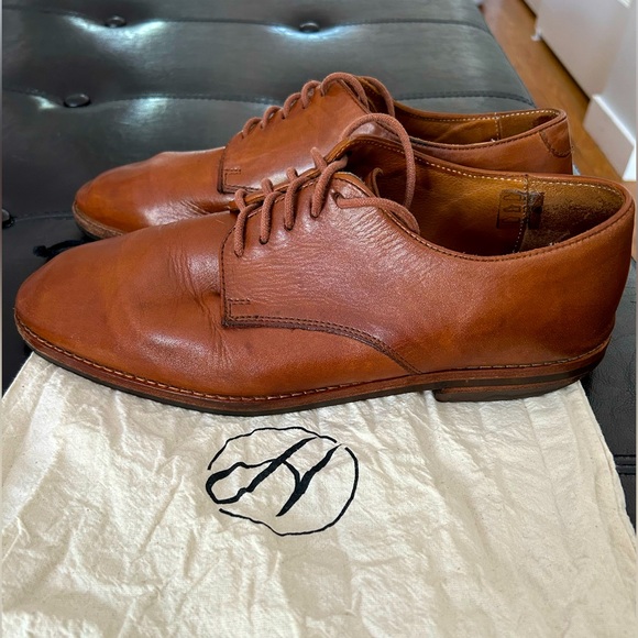 H by Hudson London Oxfords in Brown - Picture 1 of 7